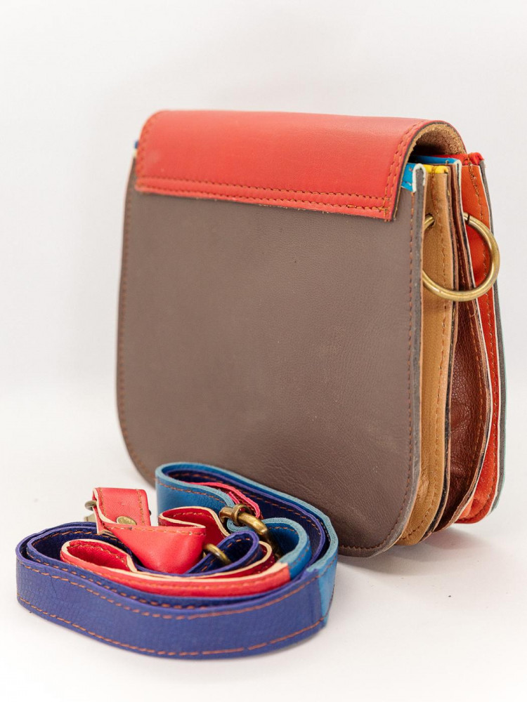 Сумка натуральная кожа через плечо