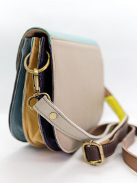 Сумка натуральная кожа через плечо