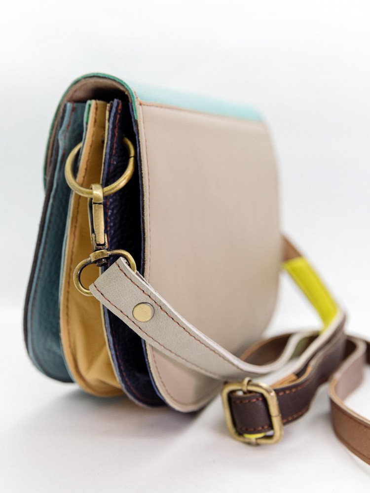 Сумка натуральная кожа через плечо