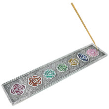 421-30 Подставка для благовоний 7 Чакр 26см металл