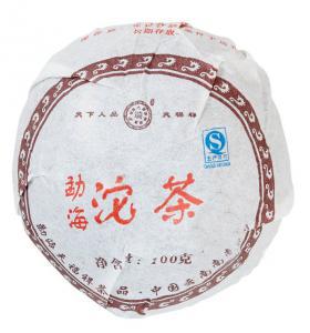 Чай китайский элитный шу пуэр Фабрика Тяньфусян сбор 2006 г. (то ча)