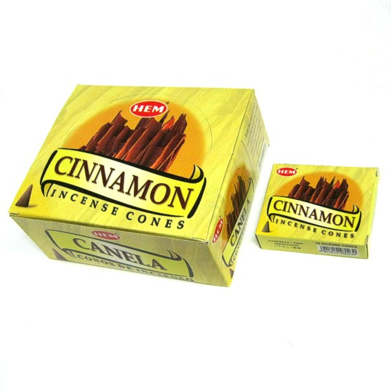 HEM конусные благовония Cinnamon КОРИЦА 