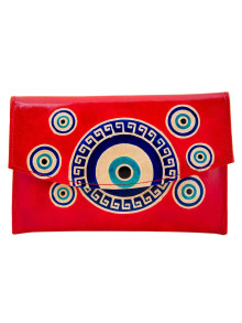 Кошелек кожа ручной принт  180/103 Кошелек кожа ручной принт  180/103