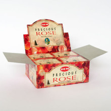 БЛАГОВОНИЯ конусы HEM cones Precious Rose Любимая Роза 12шт