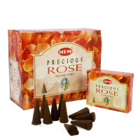 БЛАГОВОНИЯ конусы HEM cones Precious Rose Любимая Роза 12шт