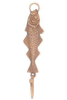 Вешалка-крючок  Пи6864 (антик) "Рыба"