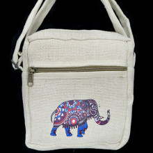 FI09L Сумка Слон 18х18х8см, L ручки 60 см, материал хемп