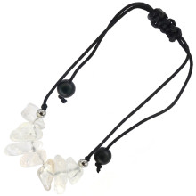 BX176 Браслет Горный хрусталь, камень