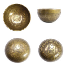 Чаша поющая ЛАКШМИ ручная ковка 9 металлов вес от 451 до 650г d-12,5см h-7см ХРУПКОЕ