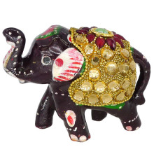 WCH07-2 Слон статуэтка 7,5х6х4см, полимерная глина, цвет в ассорт.