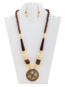 Украшение бусы с серьгами 0716/6/2