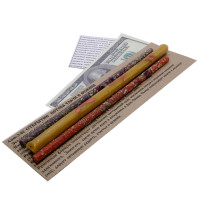 Набор свечей с рунами и травами Открытие потока УДАЧИ И ВЕЗЕНИЯ уп-3шт 18см