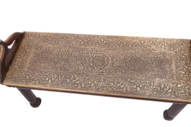 Скамейка "Слон" (дерево,латунь)