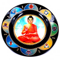 TAR40 Тарелка декоративная Будда 20см керамика