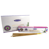 Благовония Satya 15gm Meditation Premium  Медитация премиум уп-12шт