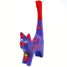 Кошка статуэтка 10х5см, дерево