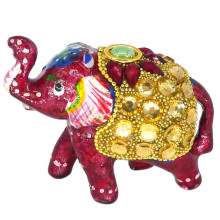 WCH07-3 Слон статуэтка 6,5х5х3,5см, полимерная глина, цвет в ассорт.