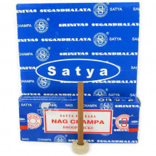 SATYA безосновные благовония Nag Champa Dhoop Sticks НАГ ЧАМПА 45гр.