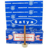 SATYA безосновные благовония Nag Champa Dhoop Sticks НАГ ЧАМПА 45гр.