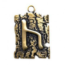 BV05-11 Амулет № 11, Руна Уд, бронза, 19*30мм (СР 011) BV05-11 Амулет № 11, Руна Уд, бронза, 19*30мм (СР 011)