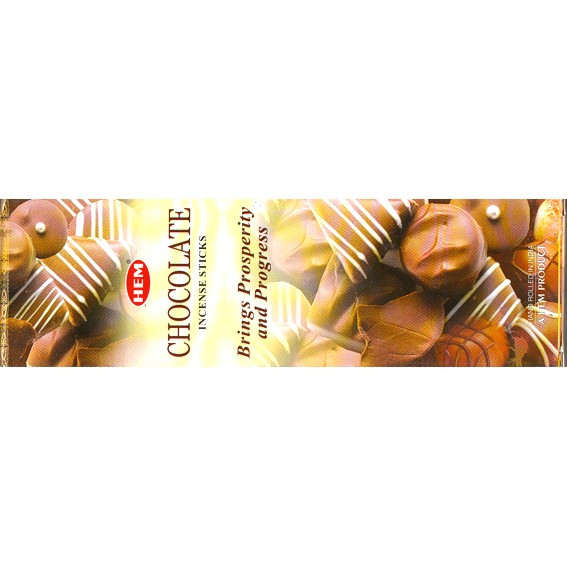 HEM 4-гр. благовония Chocolate ШОКОЛАД блок 25 шт.