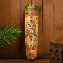 Интерьерный сувенир маска "Сова" МИКС  50х12х5 см