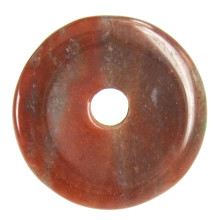 411-03 Агат круглый с отверстием 2,4-3см