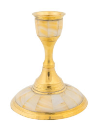 Подсвечник на 1 свечу с перлам.