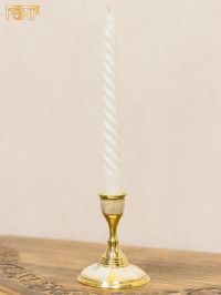 Подсвечник на 1 свечу с перлам.