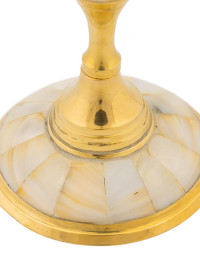 Подсвечник на 1 свечу с перлам.