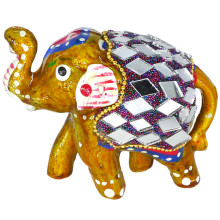 WCH08-2 Слон статуэтка 7,5х6х4см, полимерная глина, цвет в ассорт.