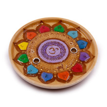 Подставка под благовония Сахасрара-чакра 10см Фиолетовая Седьмая Подставка под благовония Сахасрара-чакра 10см Фиолетовая Седьмая