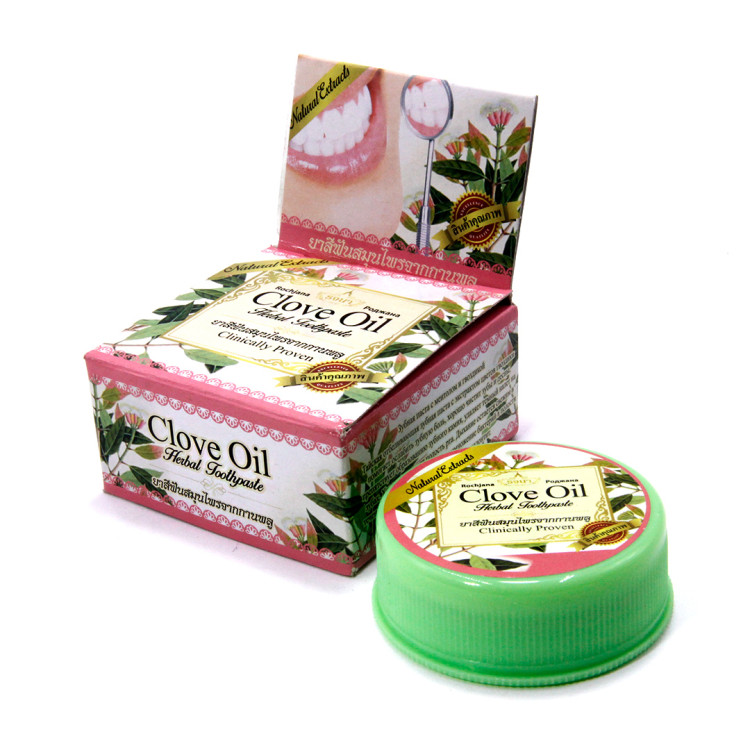 Зубная паста  Thai Herbal Toothpaste с экстрактом масла Гвоздики 30гр