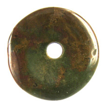 411-04 Агат круглый с отверстием 2,4-3см