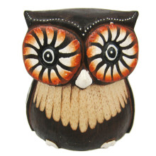 Сова статуэтка 10см, дерево