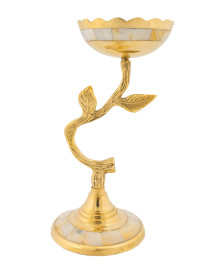 Подсвечник "Цветок с перламутром"