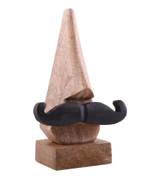 Подставка под очки "Нос с усами" (дерево)