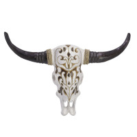 Маска настенная Буйвола с рогами 50см для укрепления благополучия, здоровья и силы своего владельца