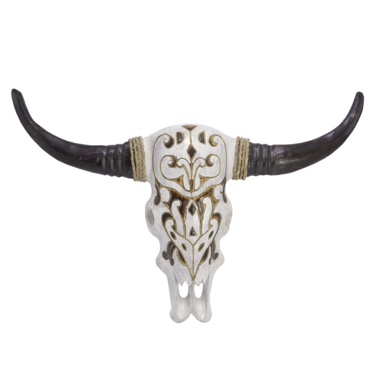Маска настенная Буйвола с рогами 50см для укрепления благополучия, здоровья и силы своего владельца