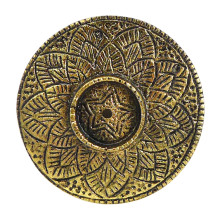 421-39 Подставка для благовоний с символом Тройной Луны 5,2см, металл