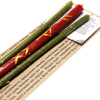 Набор свечей с рунами и травами Процветающий дом уп-3шт 18см