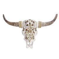 Маска настенная Буйвола с рогами 50см для укрепления благополучия, здоровья и силы своего владельца