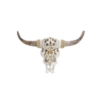 Маска настенная Буйвола с рогами 50см для укрепления благополучия, здоровья и силы своего владельца