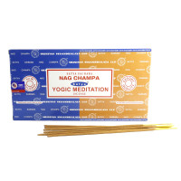 Благовония Satya 16gm Combo Nag Champa- Yogic Meditation Комбо Нагчампа-Йоджик Медитация уп-12шт