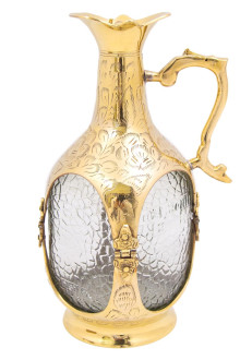 Штоф под вино со стеклом  Пс2580/1 (Japani полиш) Штоф под вино со стеклом  Пс2580/1 (Japani полиш)