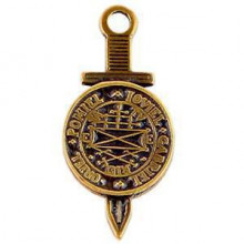 Амулет "The Cult!" №42 "Божественный меч со щитом Тетраморф" Амулет "The Cult!" №42 "Божественный меч со щитом Тетраморф"