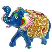 WCH09-1 Слон статуэтка 9х7,5х4,5см, полимерная глина, цвет в ассорт.