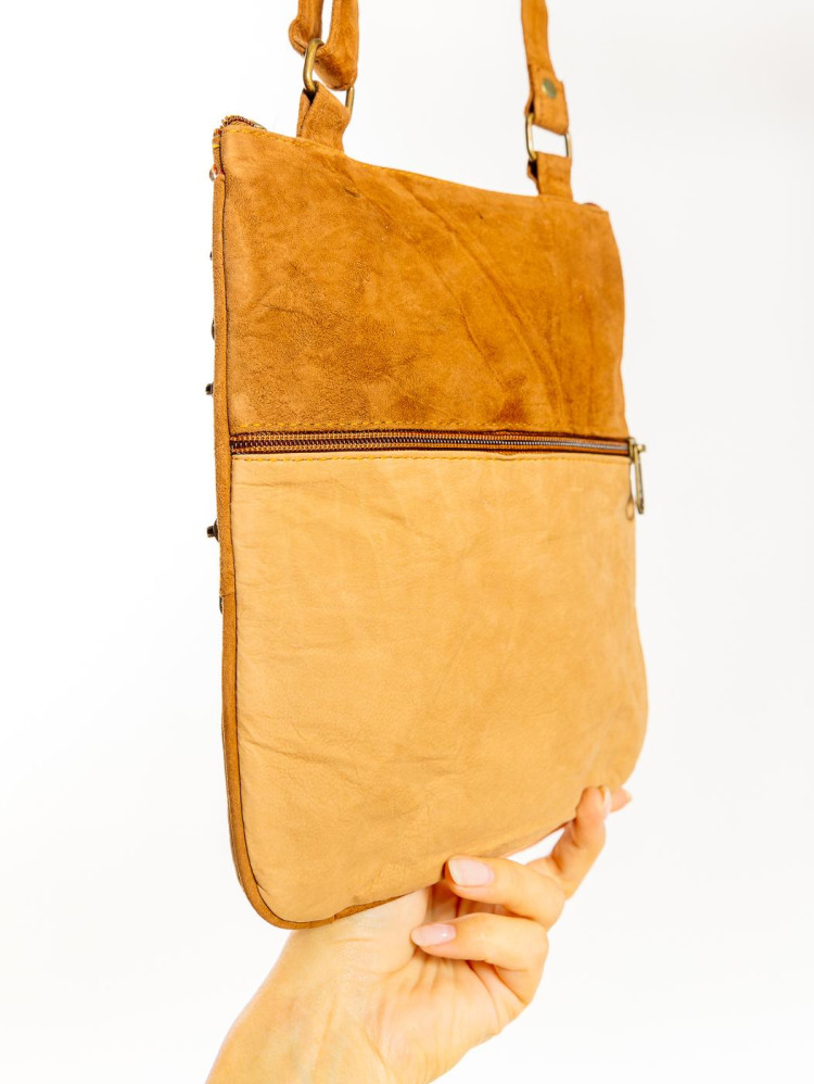 Сумка замшевая в ассортименте через плечо