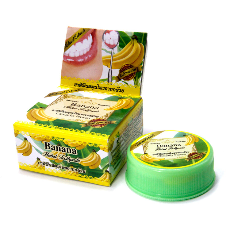 Зубная паста  Thai Herbal Toothpaste с экстрактом Банана 30гр
