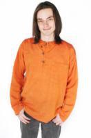 Рубашка plain Оранжевая